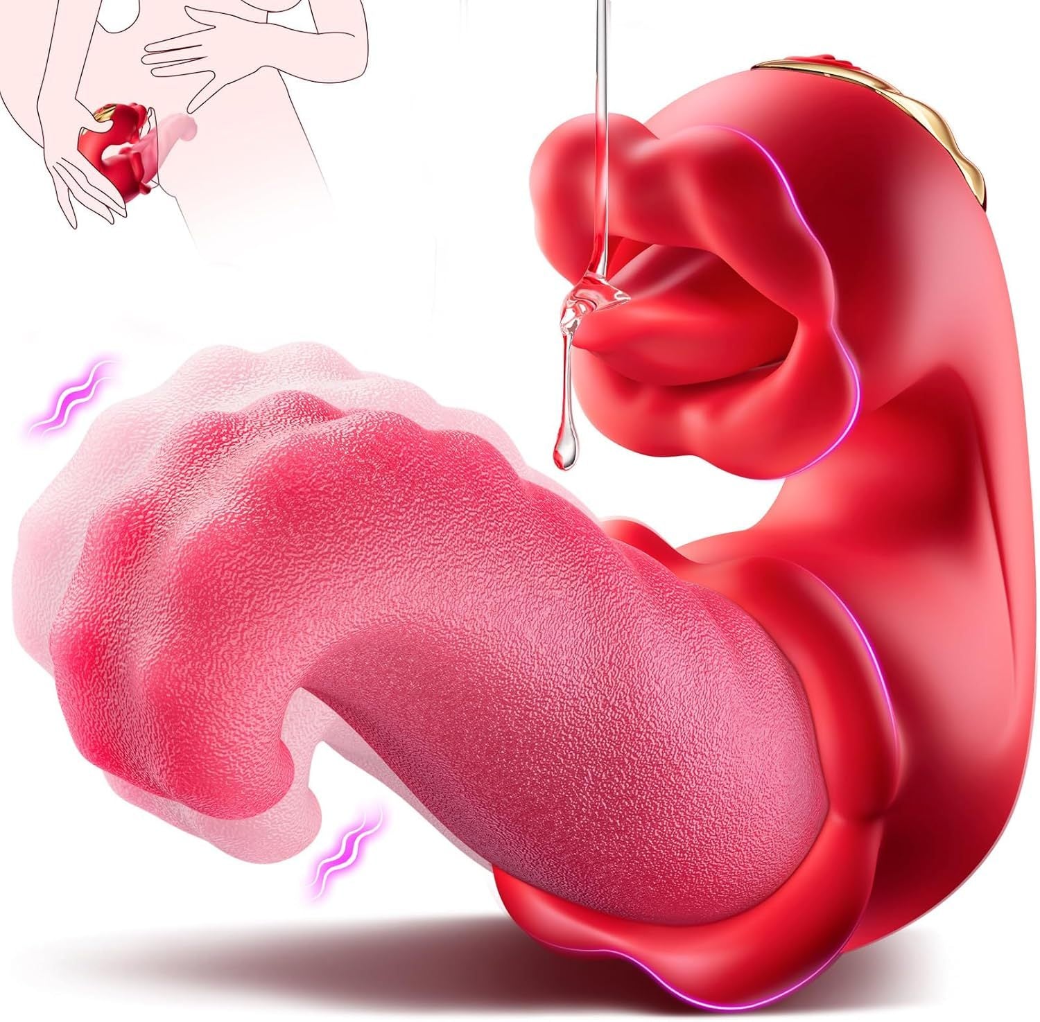 The Tease – 3-in-1 Tongue Thrusting Vibrator