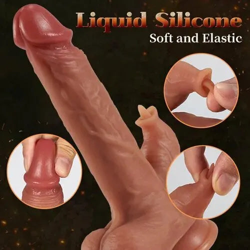 Justin - Silicone Thrusting Dildo Licker 6.5 Inch