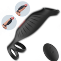 Vibrating Penis Sleeve Enhancer | 2-in-1 Cock Ring Toy 