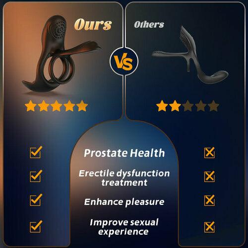 Triple Motor Vibrating Penis Ring | Couple Intimate Enhancer