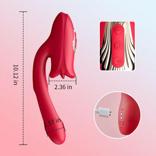 Mouth-Shaped G-Spot Vibrator | Biting & Flapping Stimulator
