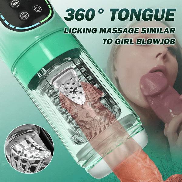 5-in-1 Male Masturbator | Suction Thrusting Vibrating Toy