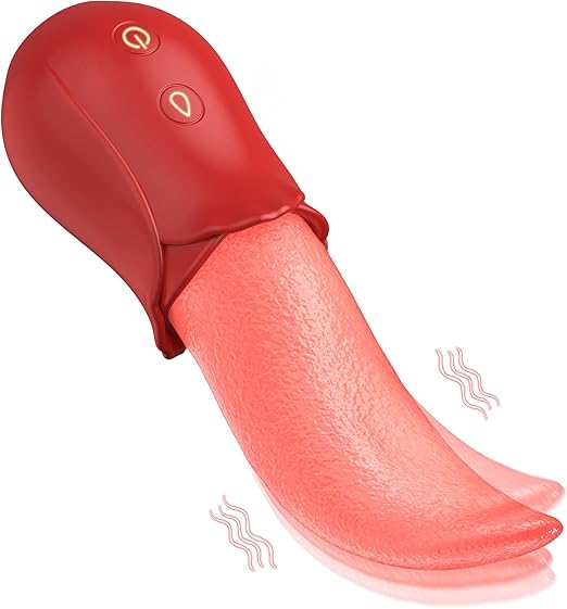 Clitoral Stimulator Tongue Vibrator Rose