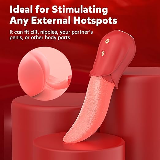 Realistic Oral Sex Vibrator | Clitoral Tongue Stimulator