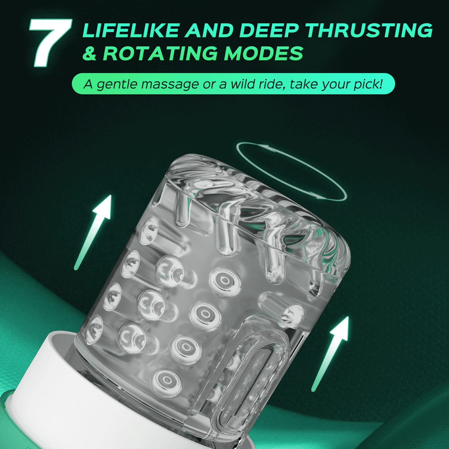 5-in-1 Male Masturbator | Suction Thrusting Vibrating Toy