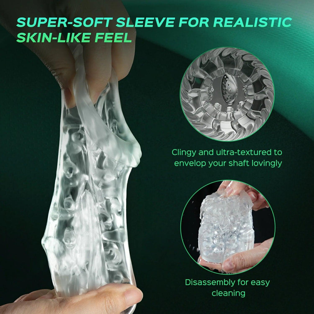 5-in-1 Male Masturbator | Suction Thrusting Vibrating Toy