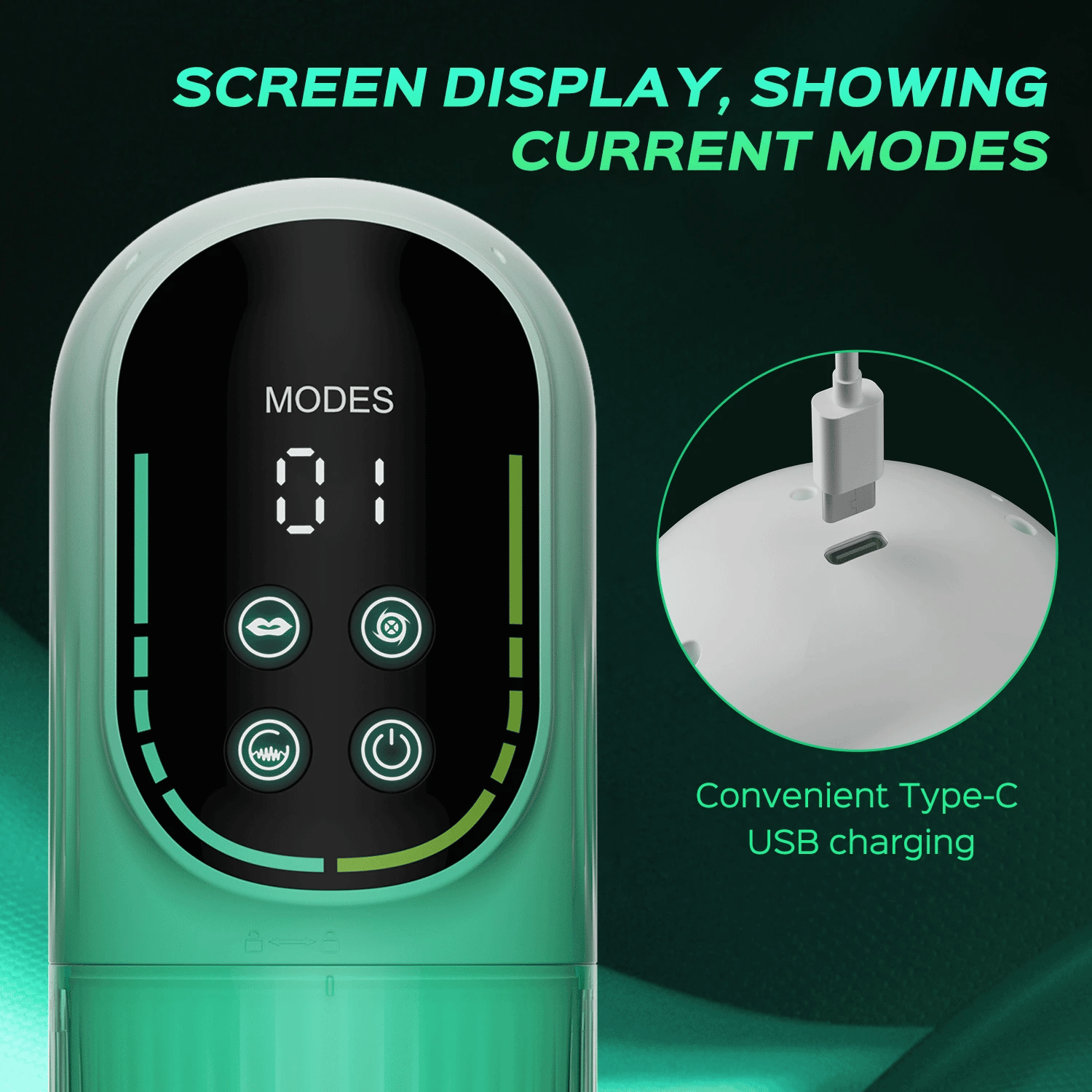 5-in-1 Male Masturbator | Suction Thrusting Vibrating Toy