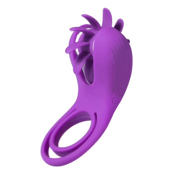 Tongue Clit Licker Ring | Cock Ring with 10 Vibration Modes