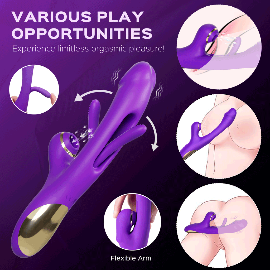 Triple-Action G-Spot Vibrator | Clit Sucking Stimulator