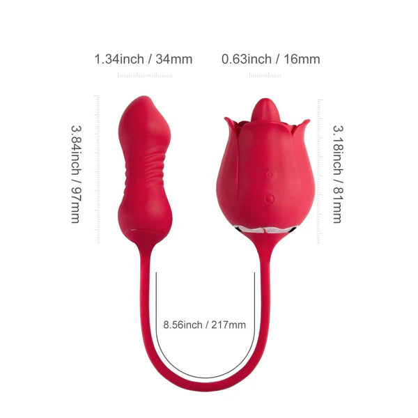 Fiona Plus – Dual-Action Clit Licker & G-Spot Thrusting Toy