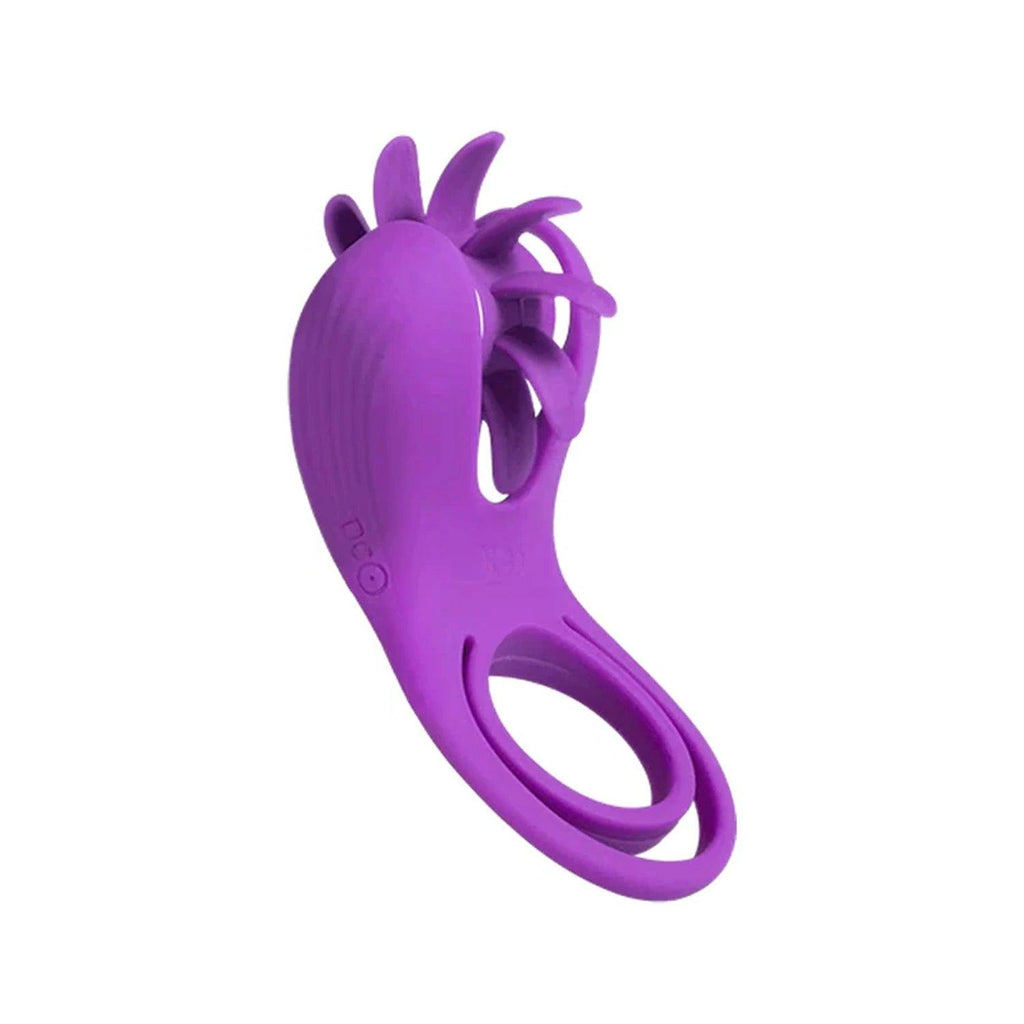Tongue Clit Licker Ring | Cock Ring with 10 Vibration Modes