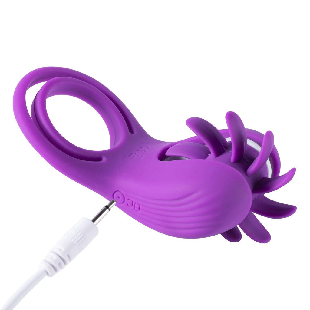Tongue Clit Licker Ring | Cock Ring with 10 Vibration Modes