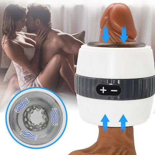 12-Speed Vibration Two-Way Exit Manual Masturbation Cup - OORGA