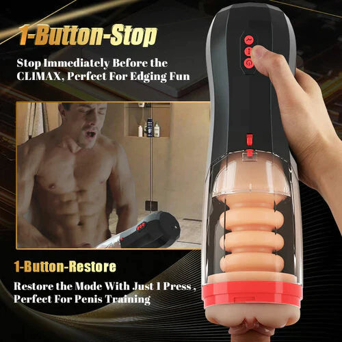 CLIMBER Lifelike Automatic Sucking Male Masturbation Cup - OORGA