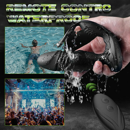 Mason-APP/Controller & 9-Telescopic /Vibration & Cock Rings Prostate Massager - OORGA