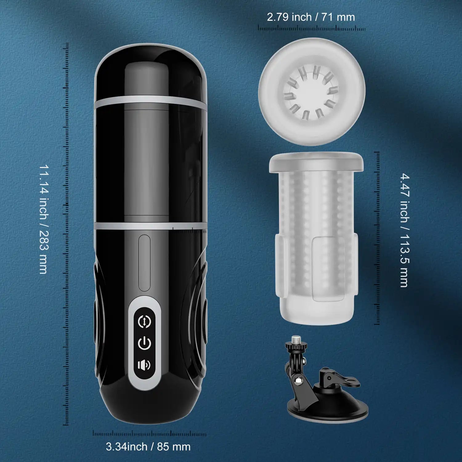 Aalam - Hands Free Automatic Male Masturbator with Vibrating Penis Sleeve - OORGA