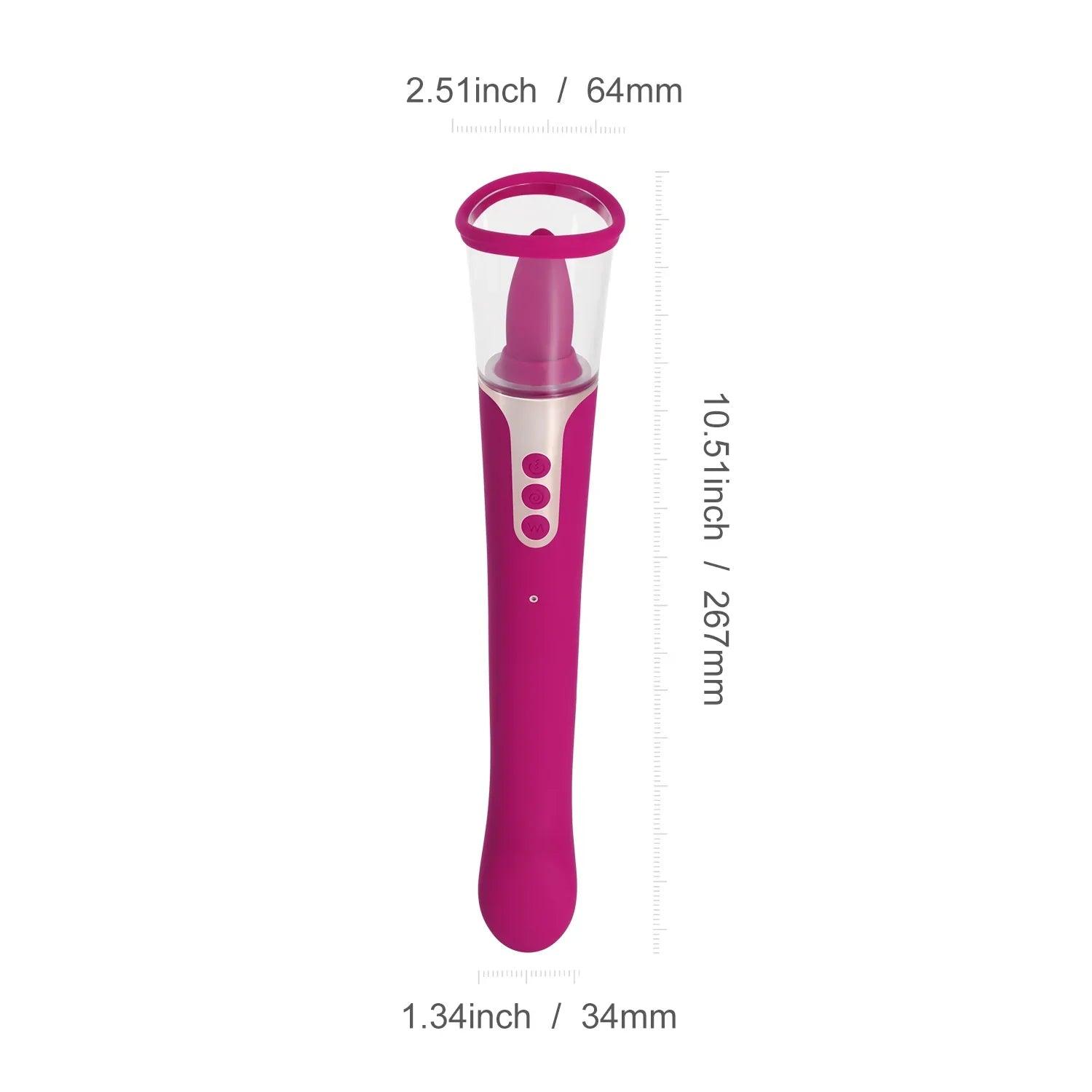 Succion - 3 in 1 Clitoral Sucking G Spot Vibrator & Clit Licking Tongue - OORGA